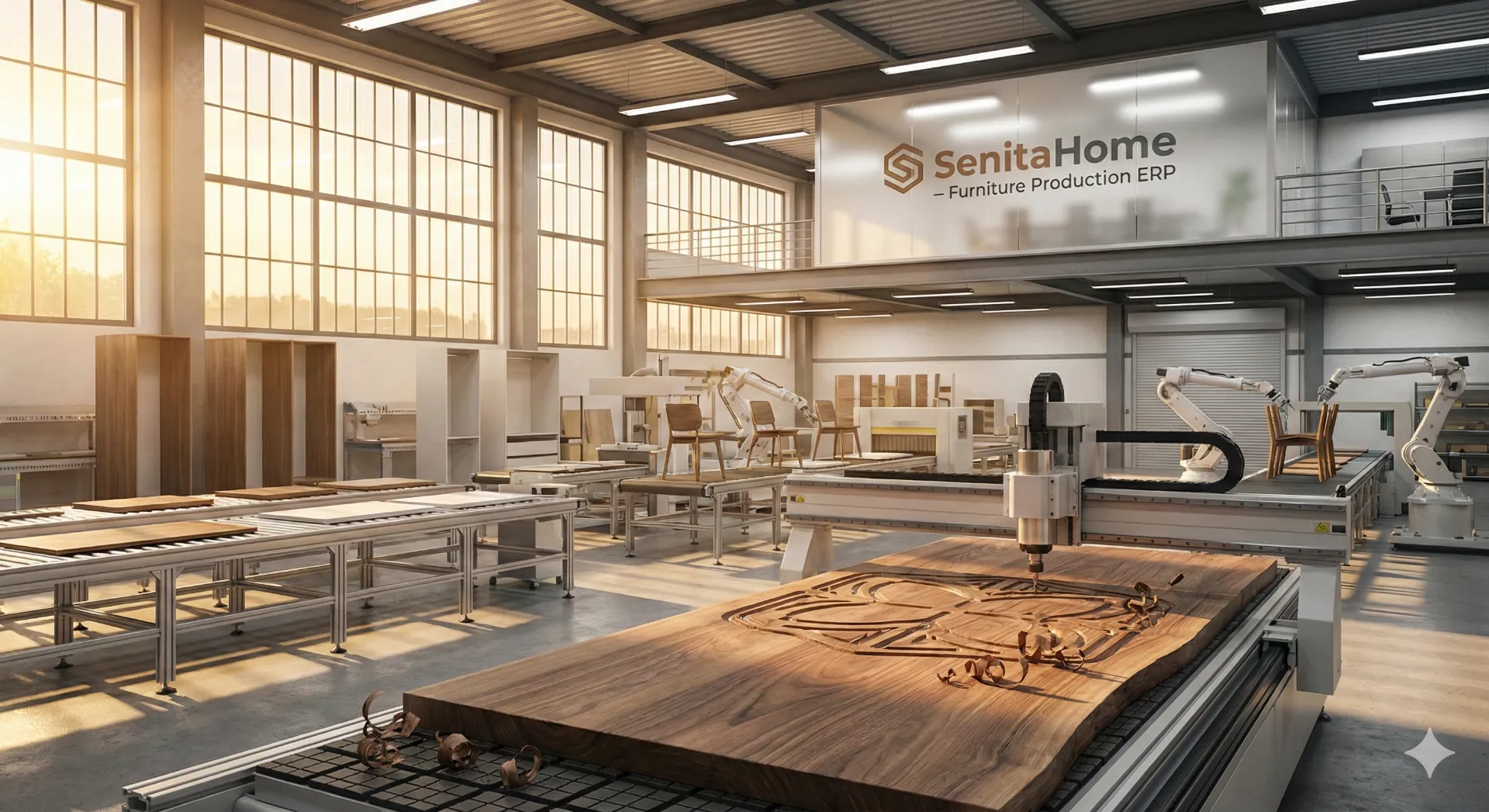 Senitahome Factory Background